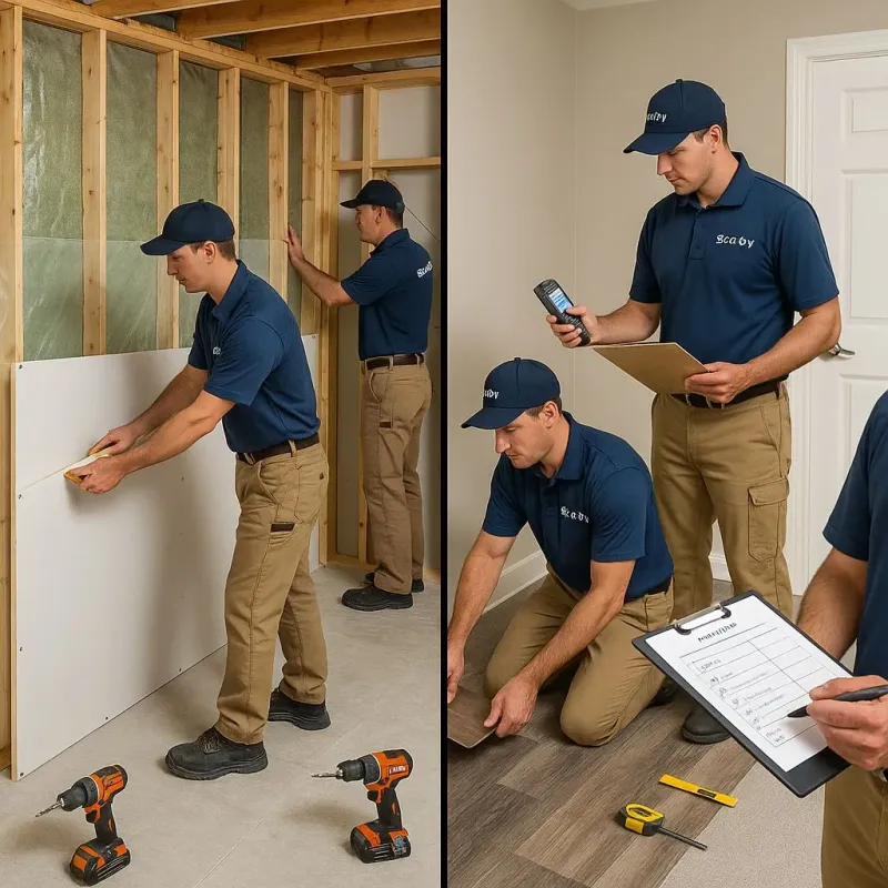 Repairs and Reconstruction process in Erath County, TX