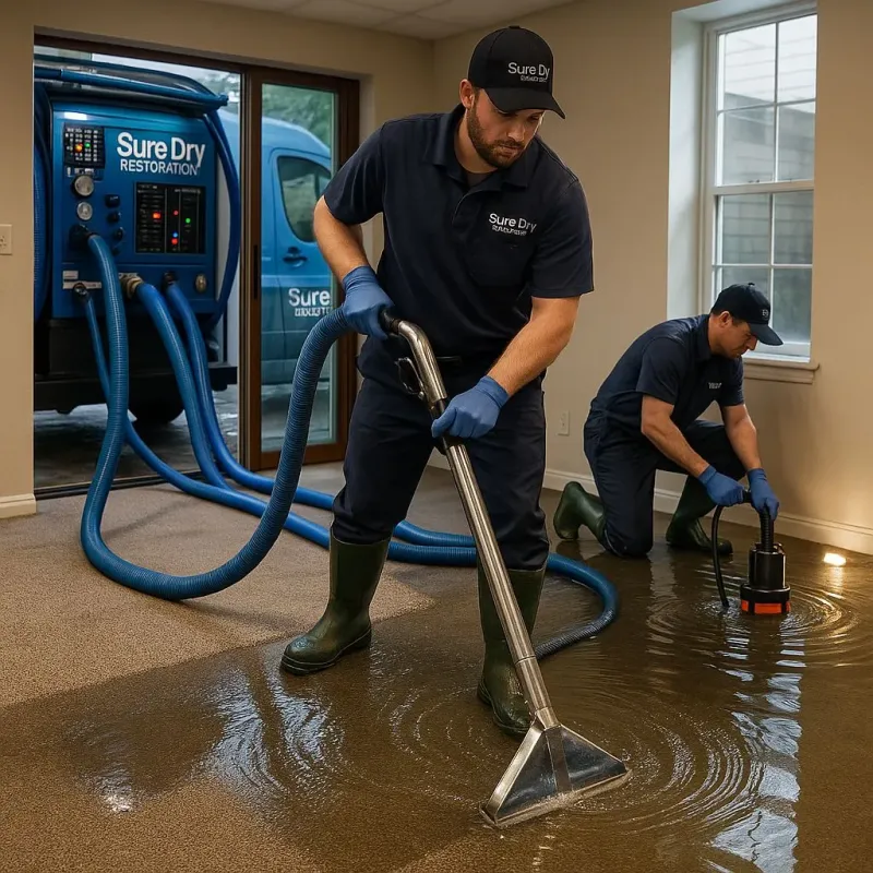 Water Extraction and Removal process in Erath County, TX